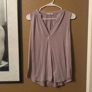 Grey Sleeveless Dress Tank
